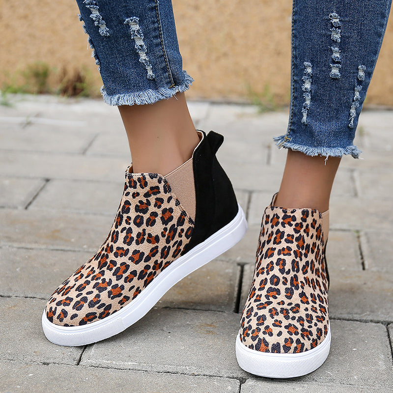 Ballerines léopard pour femme