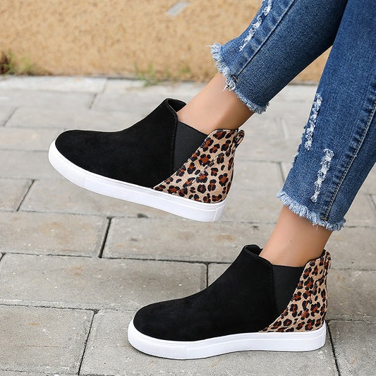 Ballerines léopard pour femme