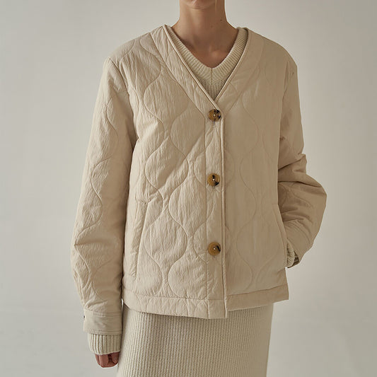 Women's Short Thickened Lightweight Cotton Jacket