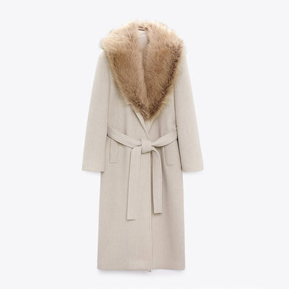 Fur  Long Coat