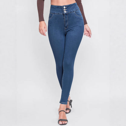 Jean haute taille Extensibilité