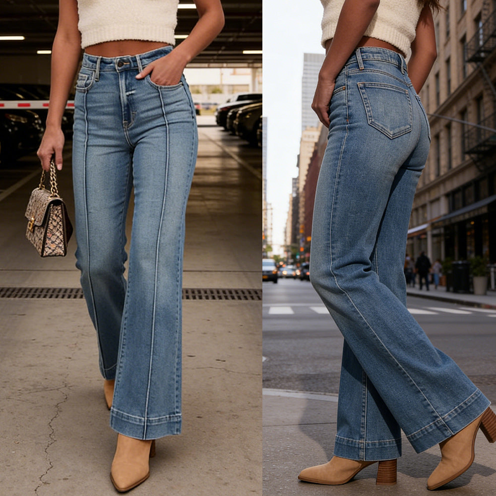JEANS taille mi-haute