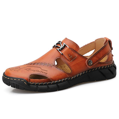 Sandales en cuir pour homme