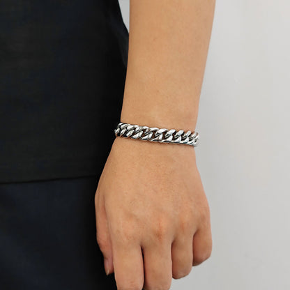 Ädelstolarmband, fir Mann a Fra