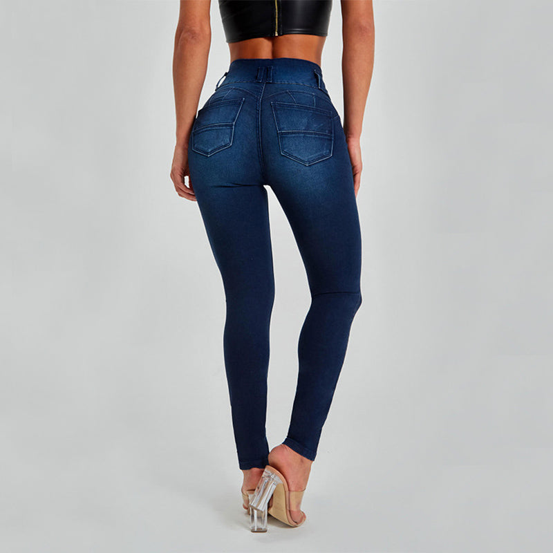 jeans taille haute