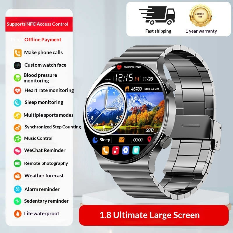 Montre connecté de sport avec appels Bluetooth