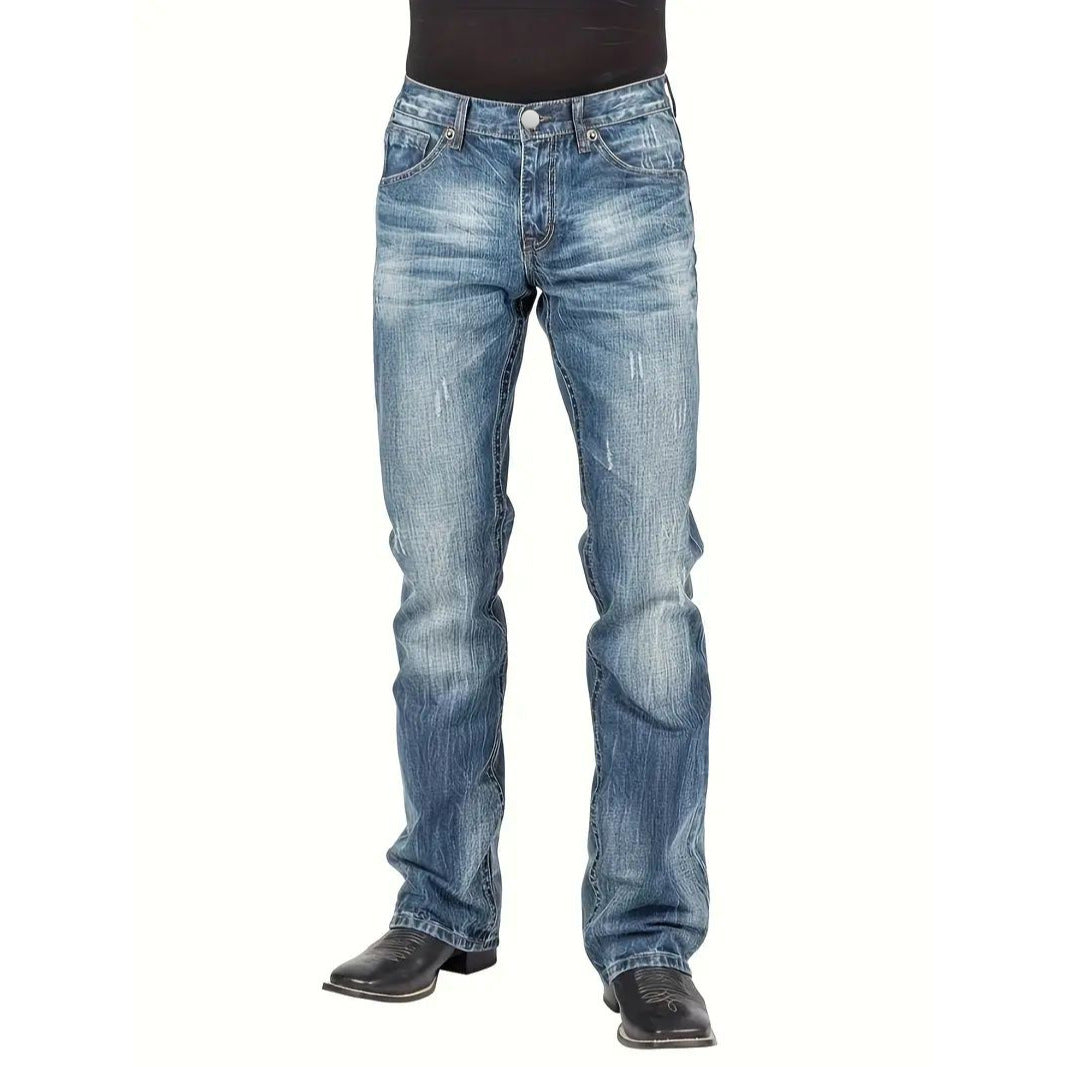 Jeans tendance coupe droit