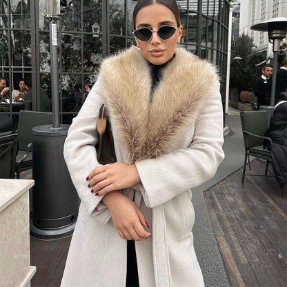 Fur  Long Coat