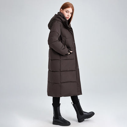 Cotton- Long  Loose  Cotton Coat