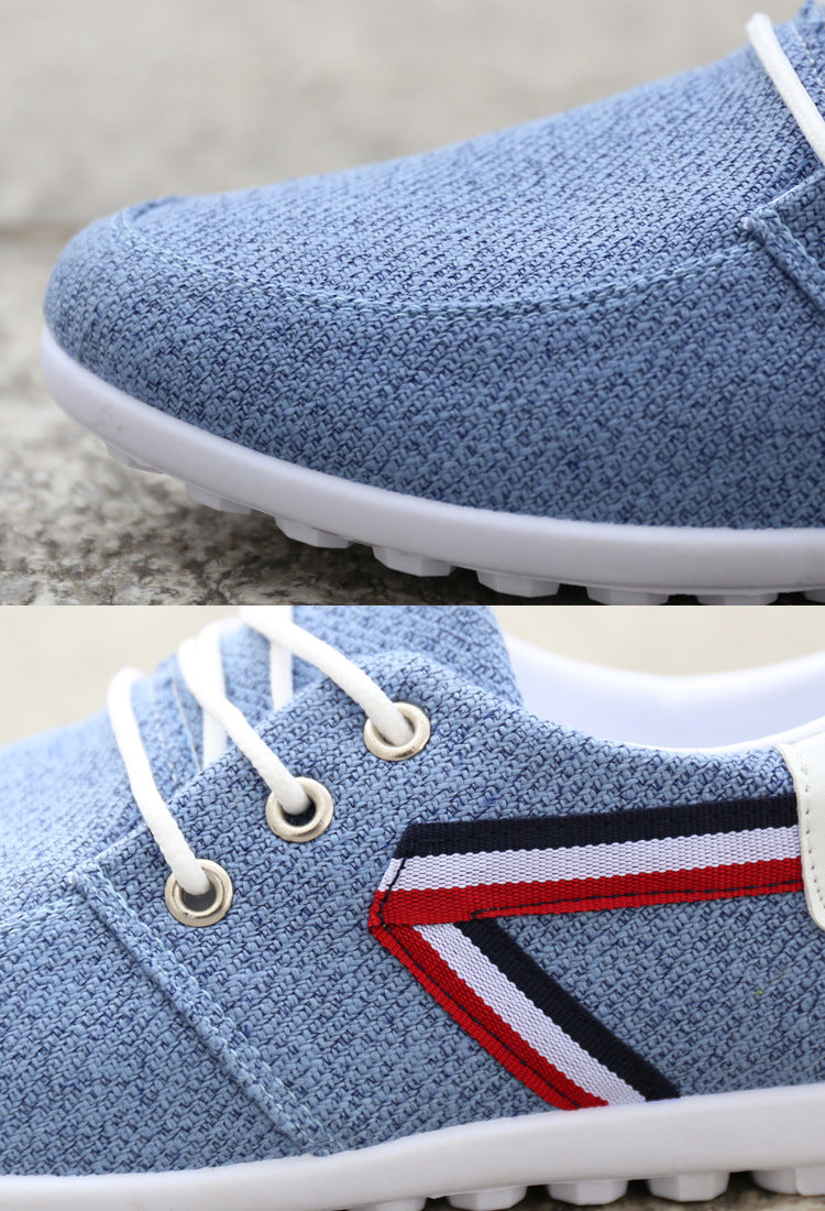 Chaussures en toile a semelle souple pour homme