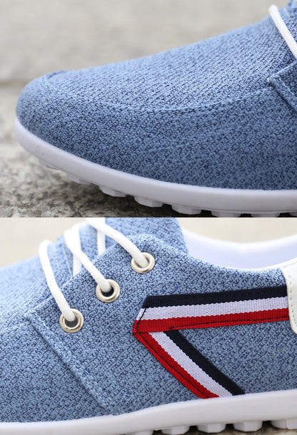 Chaussures en toile a semelle souple pour homme