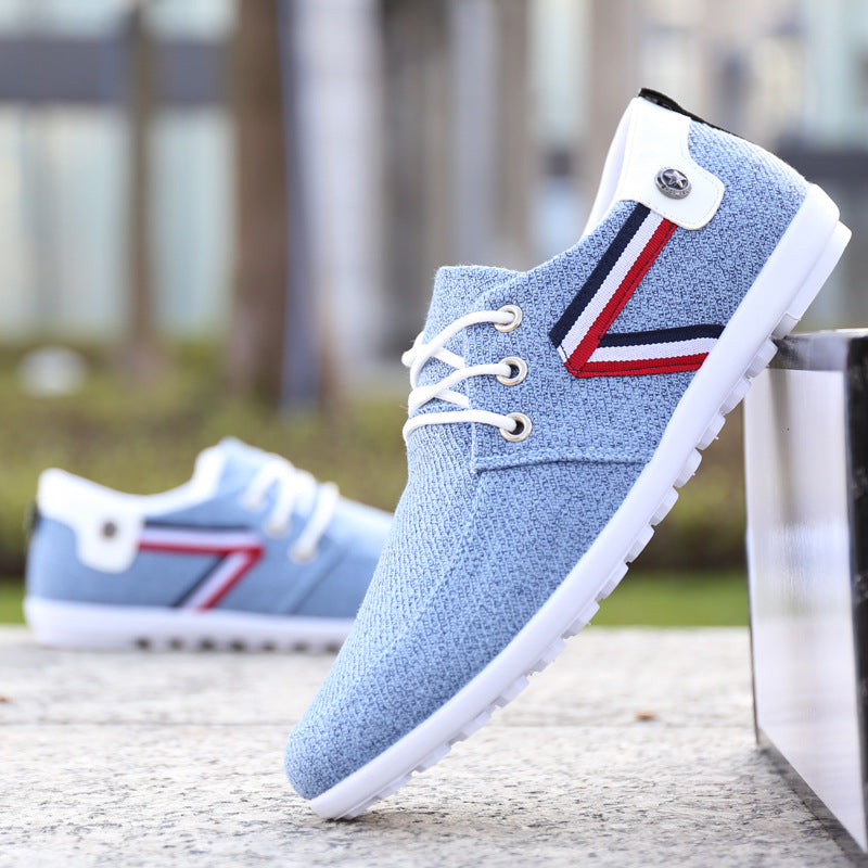 Chaussures en toile a semelle souple pour homme