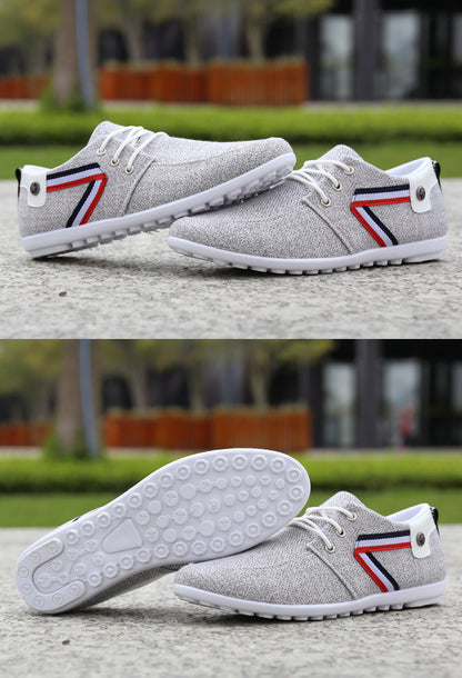 Chaussures en toile a semelle souple pour homme