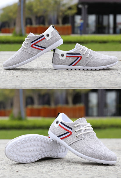 Chaussures en toile a semelle souple pour homme