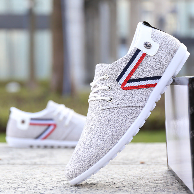 Chaussures en toile a semelle souple pour homme