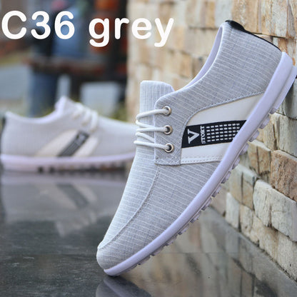 Chaussures en toile a semelle souple pour homme