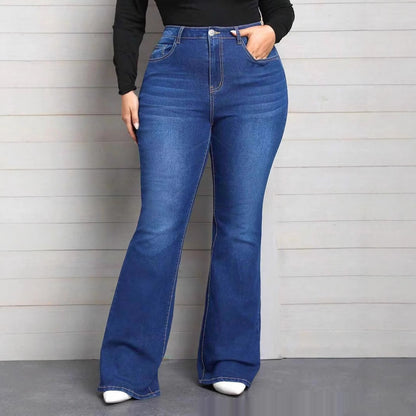 Jeans mat mëttlerer Taille