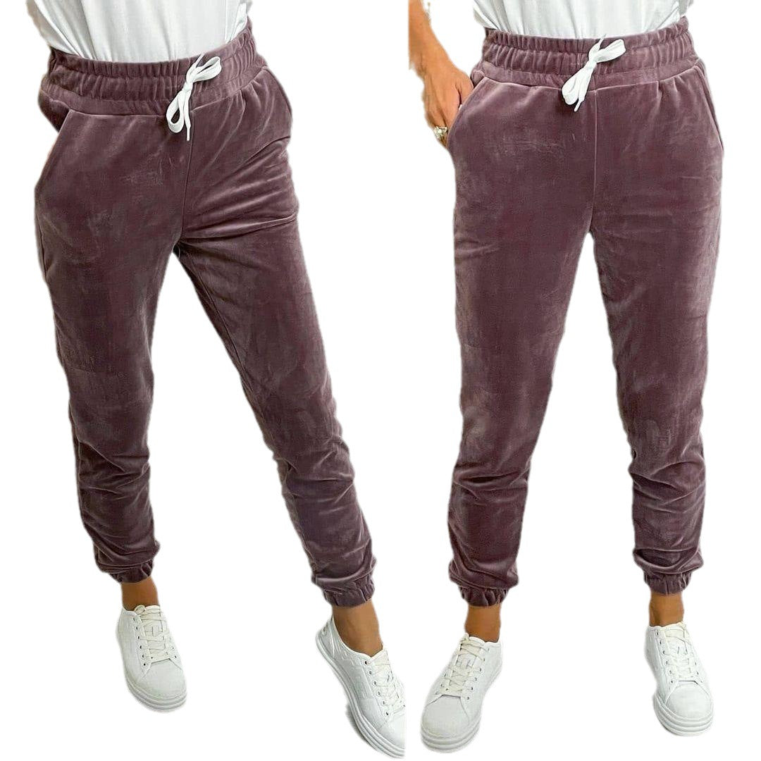 Pantalon de jogger avec ceinture élastique et cordon de serrage