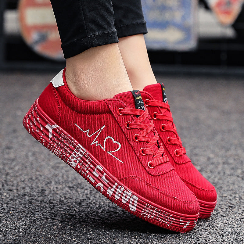 Chaussure plates en toile pour femmes et hommes
