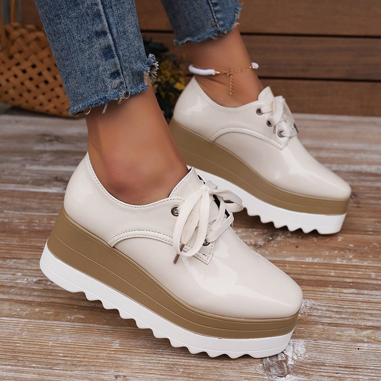 Escarpins en cuir verni