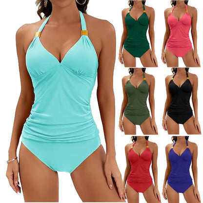 Bikini mat Réckenausschnëtt