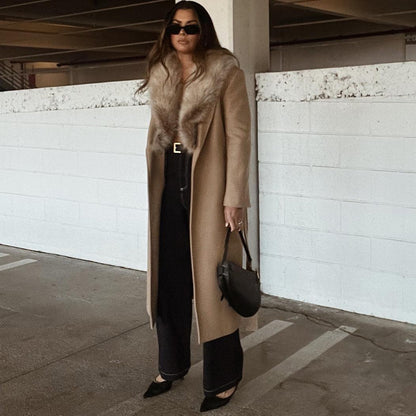 Fur  Long Coat