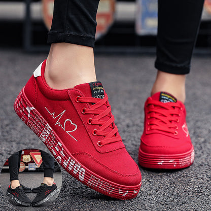 Chaussure plates en toile pour femmes et hommes