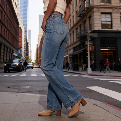 JEANS taille mi-haute
