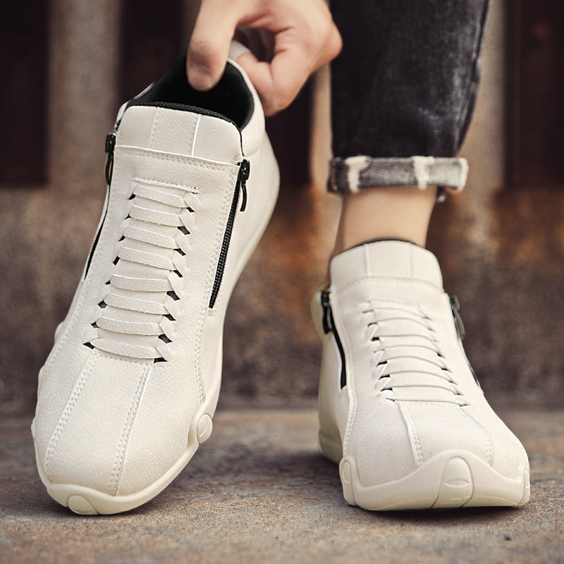Baskets d'extérieur imperméable en cuir