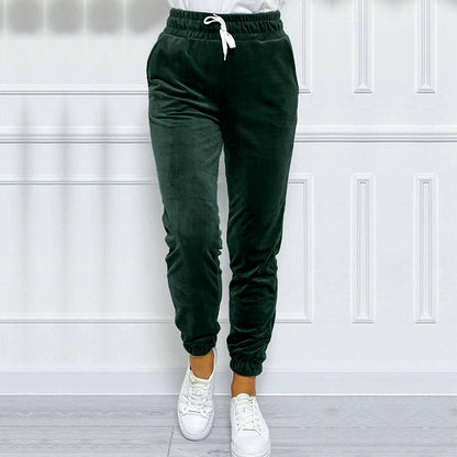 Pantalon de jogger avec ceinture élastique et cordon de serrage