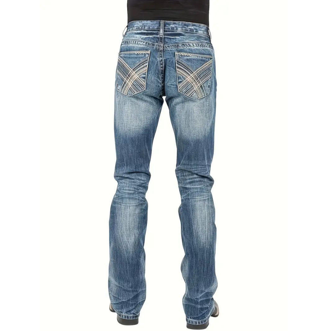 Jeans tendance coupe droit