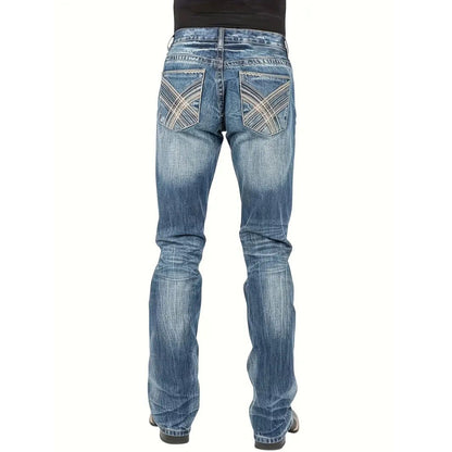 Jeans tendance coupe droit