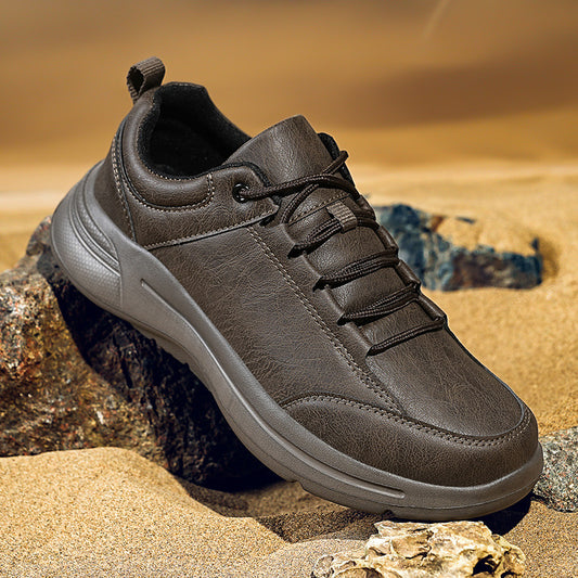 Baskets basses en cuir pour homme