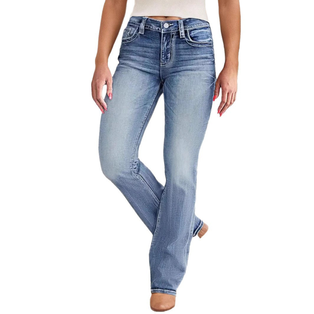 Jeans délavé amincissants