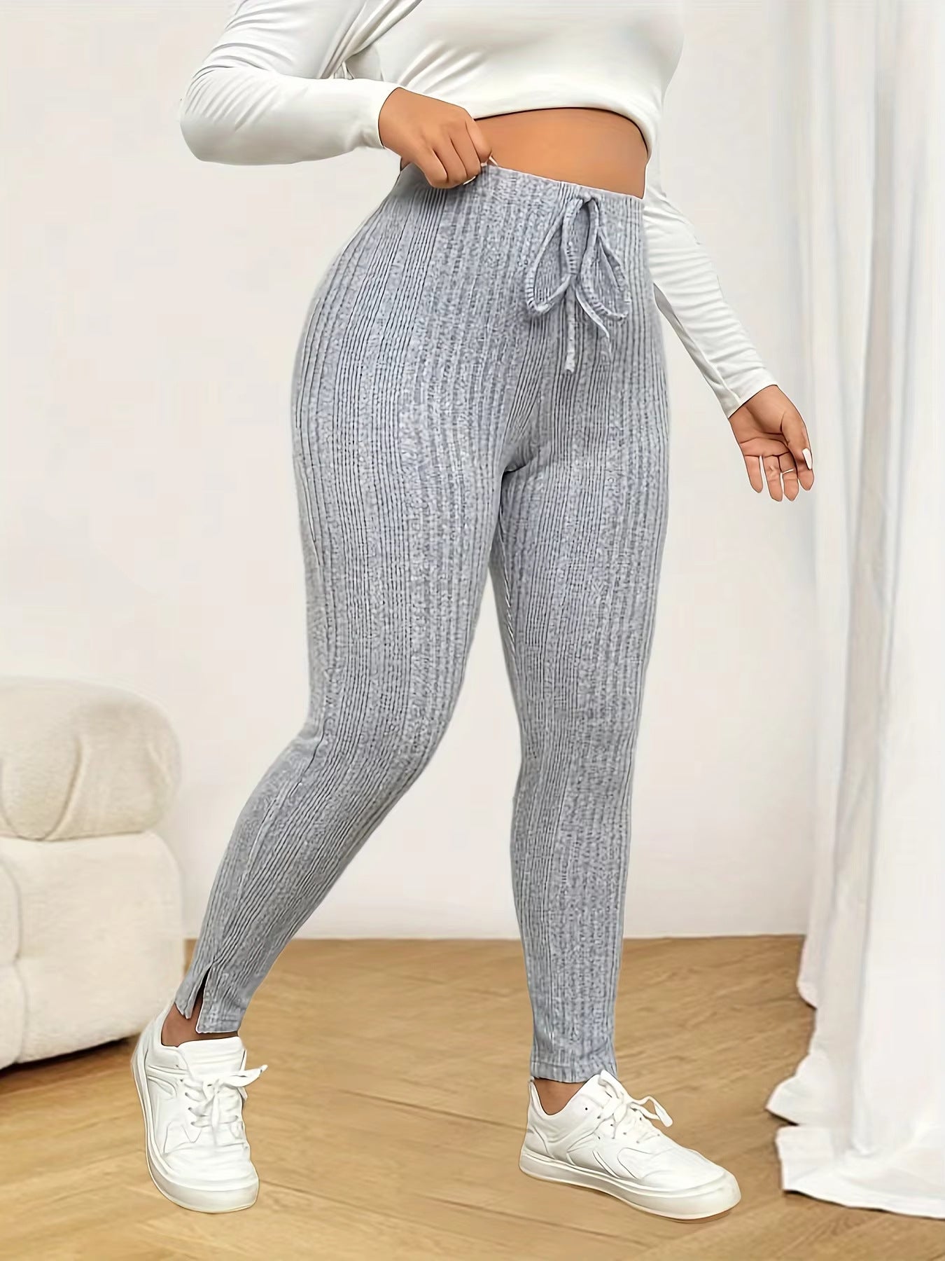 Pantalon de yoga moullant taille haute