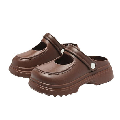 Pantoufles à bout fermé pour femme