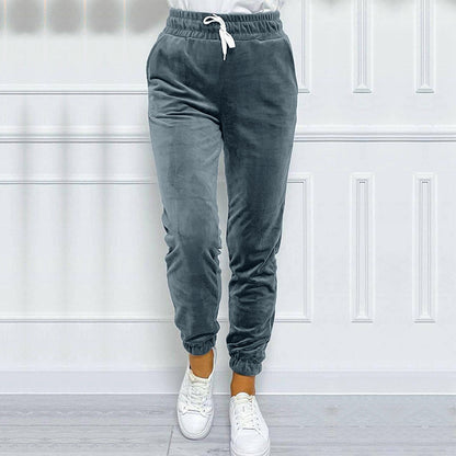 Pantalon de jogger avec ceinture élastique et cordon de serrage