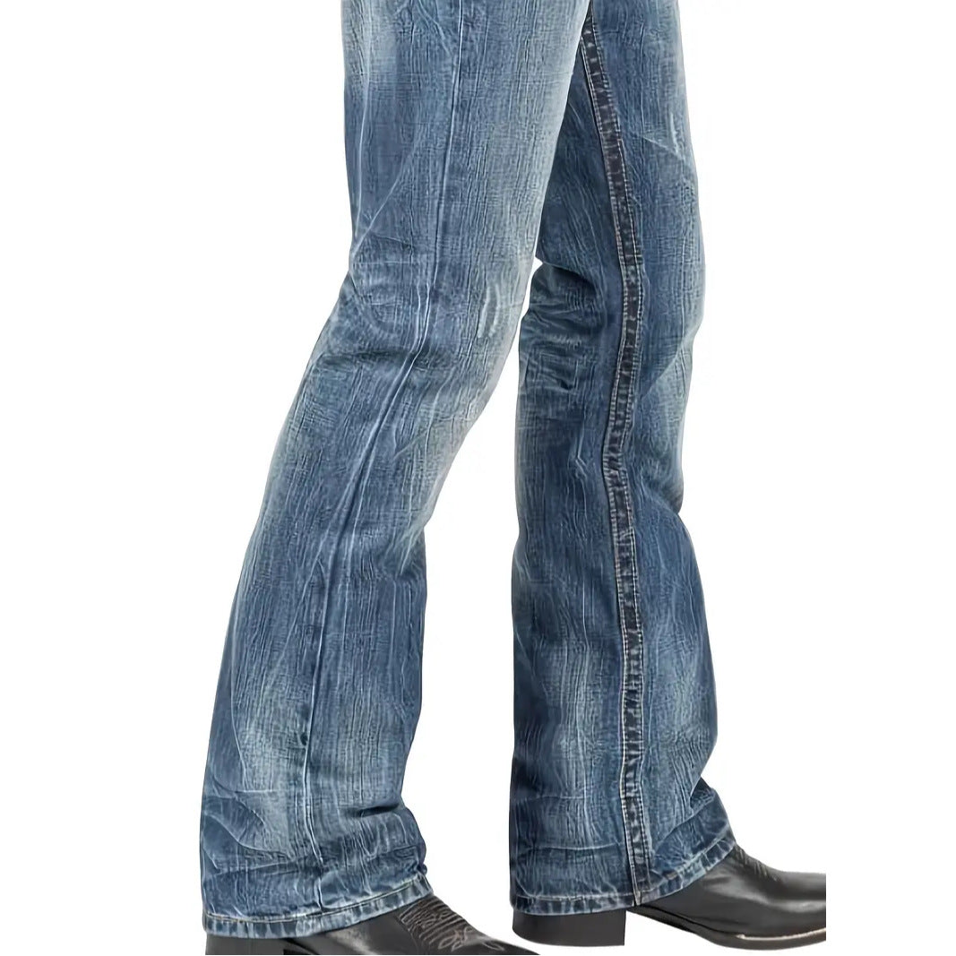 Jeans tendance coupe droit