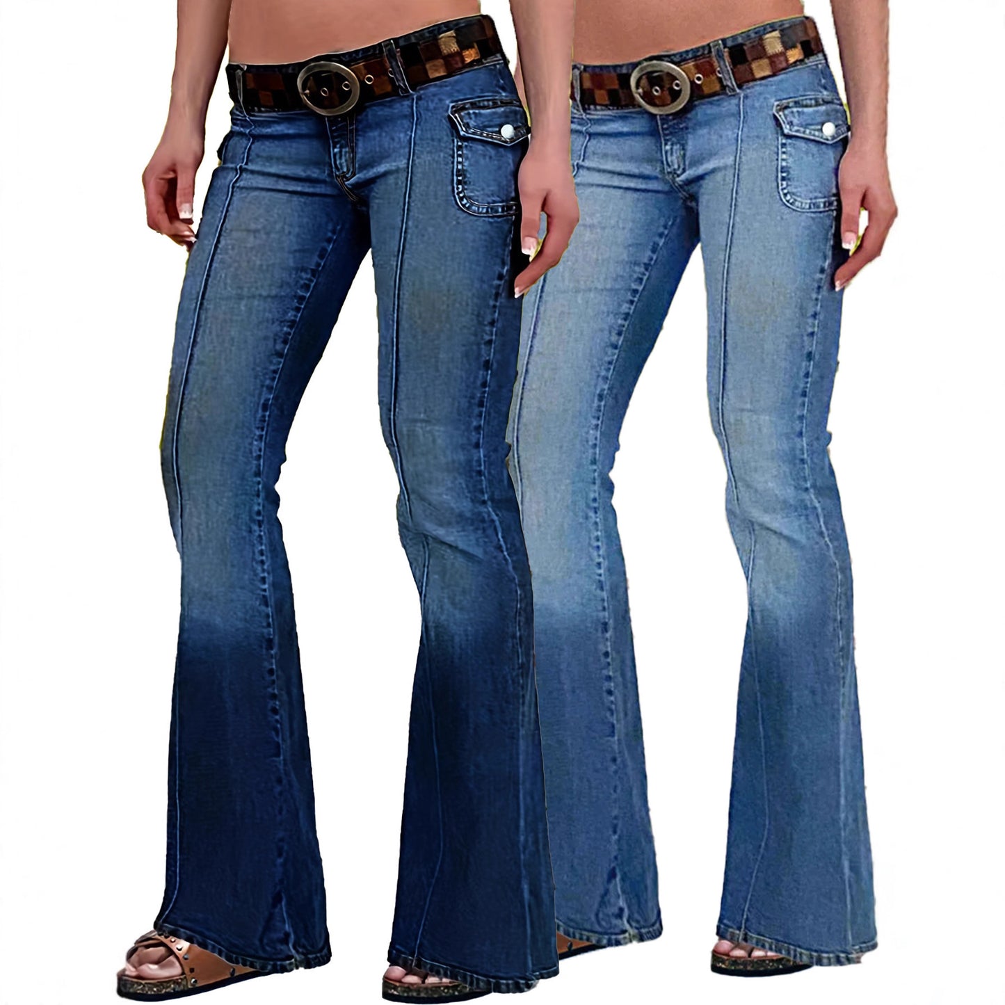 Jeans taille haute