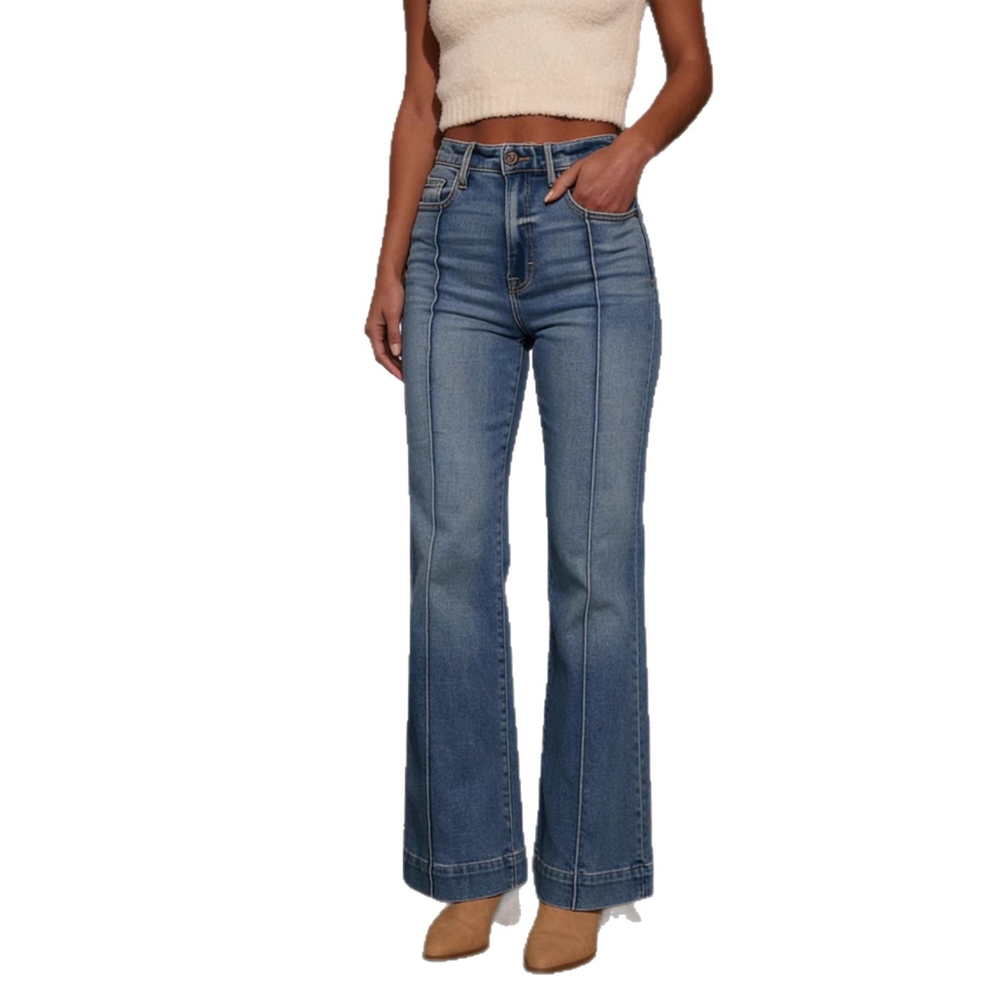 JEANS taille mi-haute
