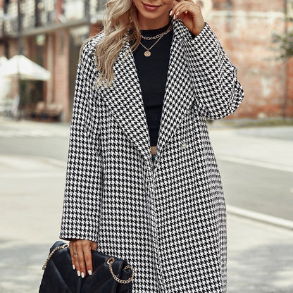 Elegant Suit Long  Hook Coat