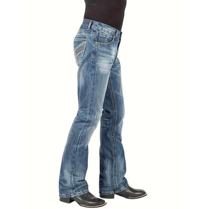 Jeans tendance coupe droit