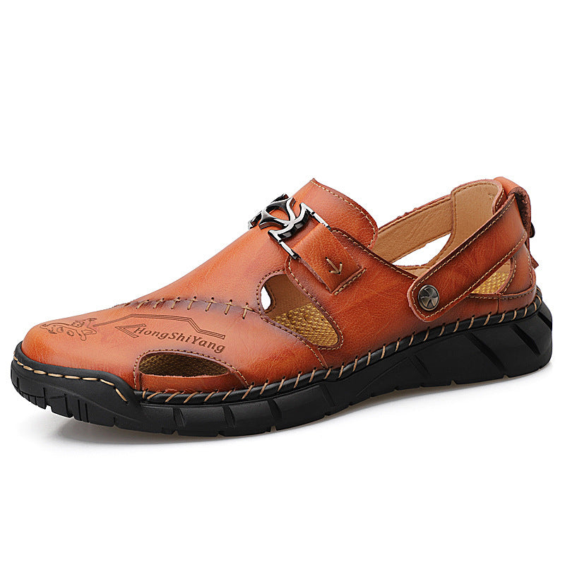 Sandales en cuir pour homme