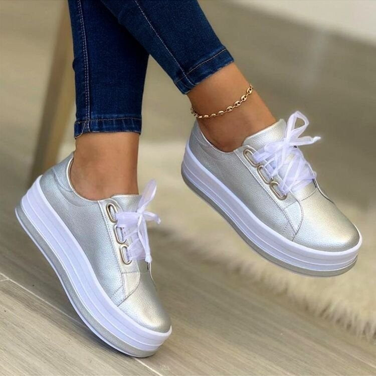 Baskets plates tendance pour femme