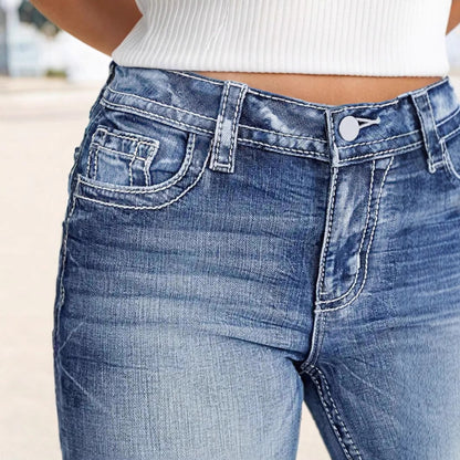 Jeans délavé amincissants