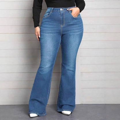 Jeans mat mëttlerer Taille