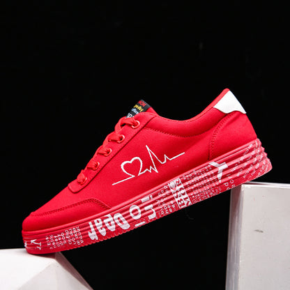 Chaussure plates en toile pour femmes et hommes