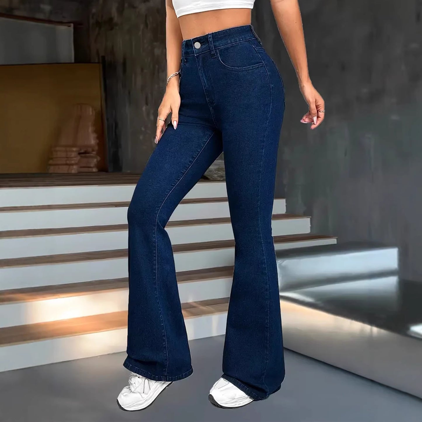 Jeans bleu foncé
