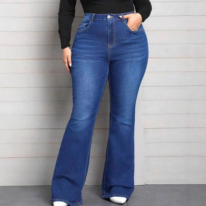 Jeans mat mëttlerer Taille