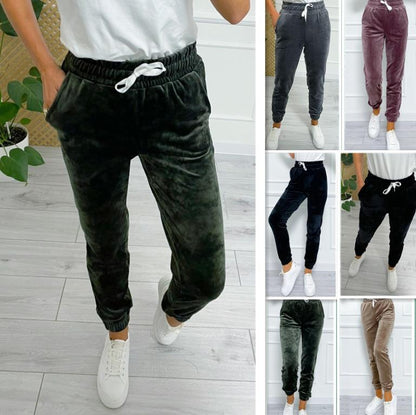 Pantalon de jogger avec ceinture élastique et cordon de serrage